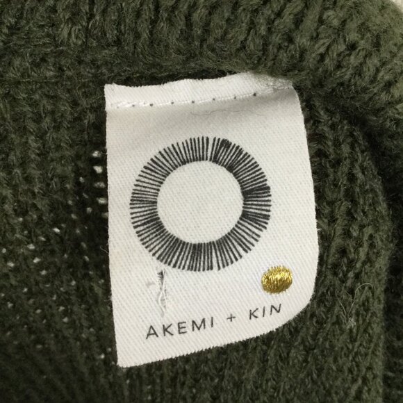 Akemi & Kin Olive Poncho-Style Cardigan - Picture 9 of 12